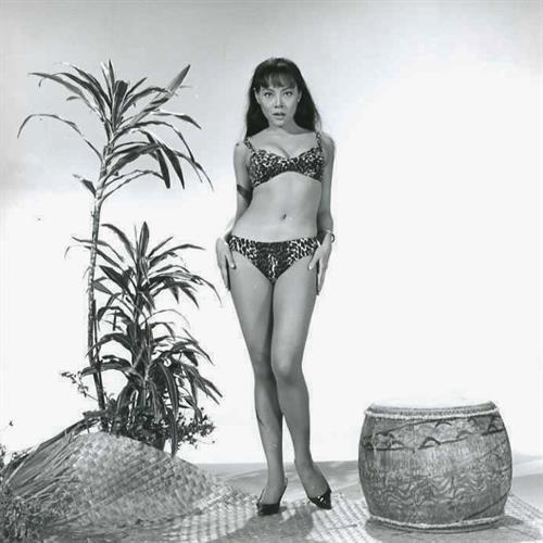 Irene Tsu in a bikini