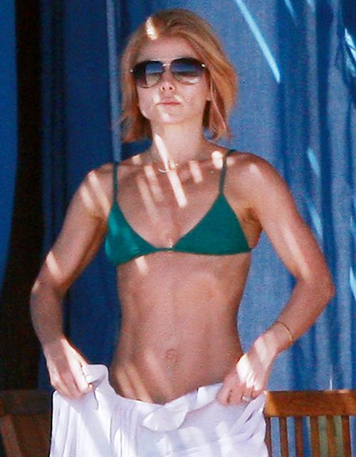 Kelly Ripa in a bikini