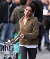Ashley Greene on the set of Americana in New York City on March 14, 2012
