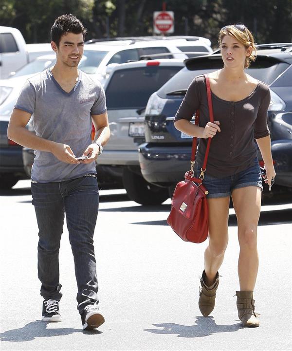 Ashley Greene walking around in Studio City on August 9, 2010