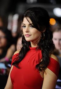 Ashley Greene attends the Twilight Saga New Moon premiere held at the Mann Village Theatre in Westwood, California 