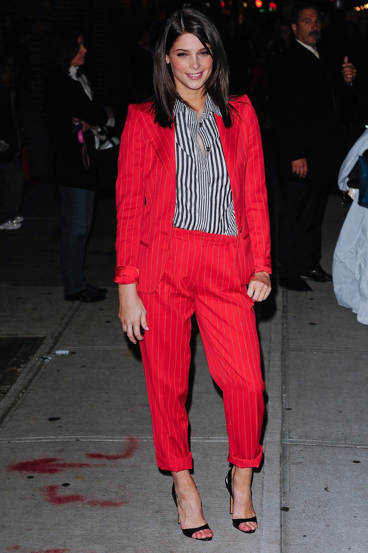 Ashley Greene visits the Late Show with David Letterman in New York City 