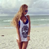 Olya Abramovich in a bikini