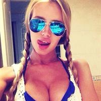 Olya Abramovich taking a selfie