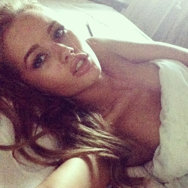 Olya Abramovich taking a selfie