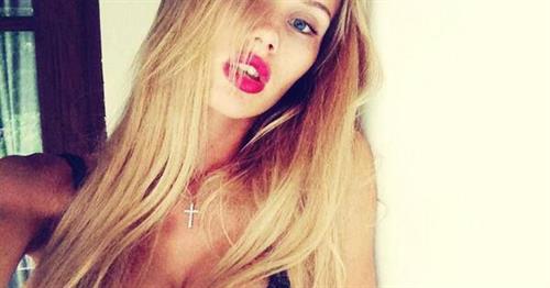 Olya Abramovich taking a selfie