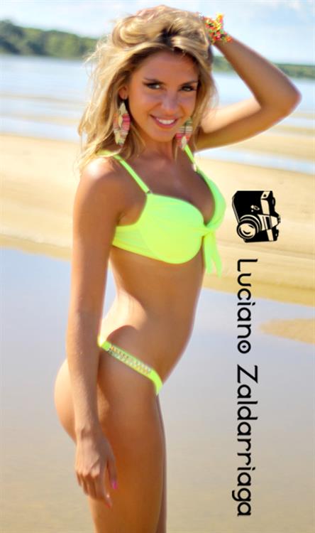 Luly Drozdek in a bikini