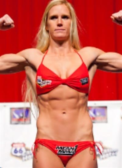 Holly Holm in a bikini