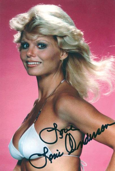 Loni Anderson in a bikini