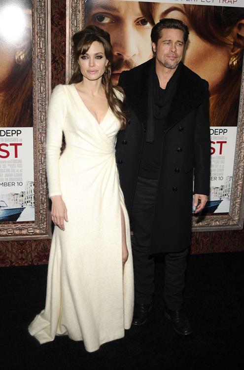 Angelina Jolie the Tourist world premiere in New York on December 6, 2010