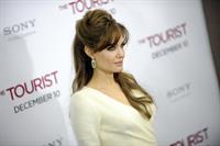 Angelina Jolie the Tourist world premiere in New York on December 6, 2010