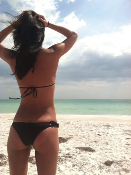 Anonymous in a bikini - ass