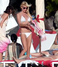 Victoria Silvstedt in a bikini