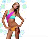 Alessandra Ambrosio in a bikini