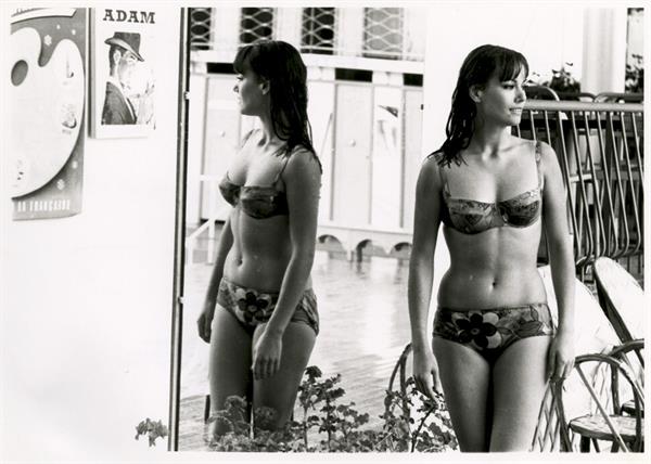 Claudine Auger in a bikini