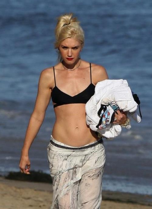 Gwen Stefani in a bikini