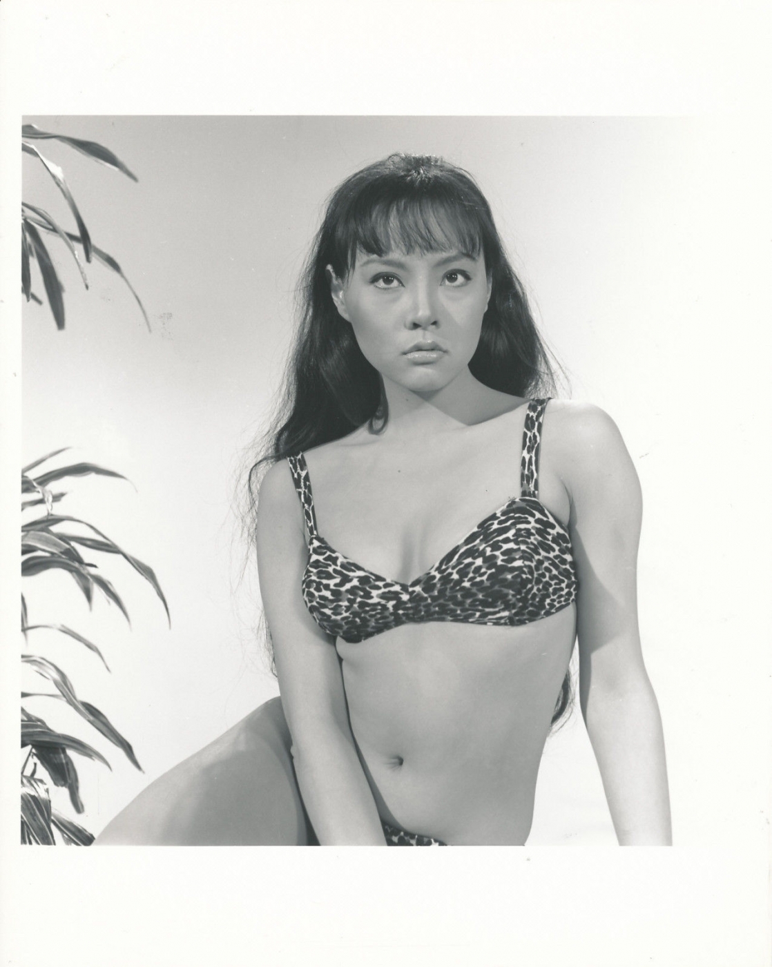 Irene Tsu in a bikini