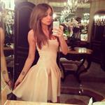 Daria Konovalova taking a selfie