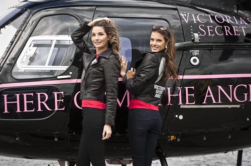 Alessandra Ambrosio the grand opening of a Victoria Secrets store in Toronto on October 28, 2010 