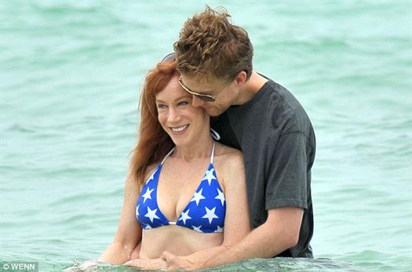 Kathy Griffin in a bikini