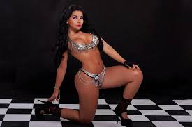 Alexandra Lascar in a bikini