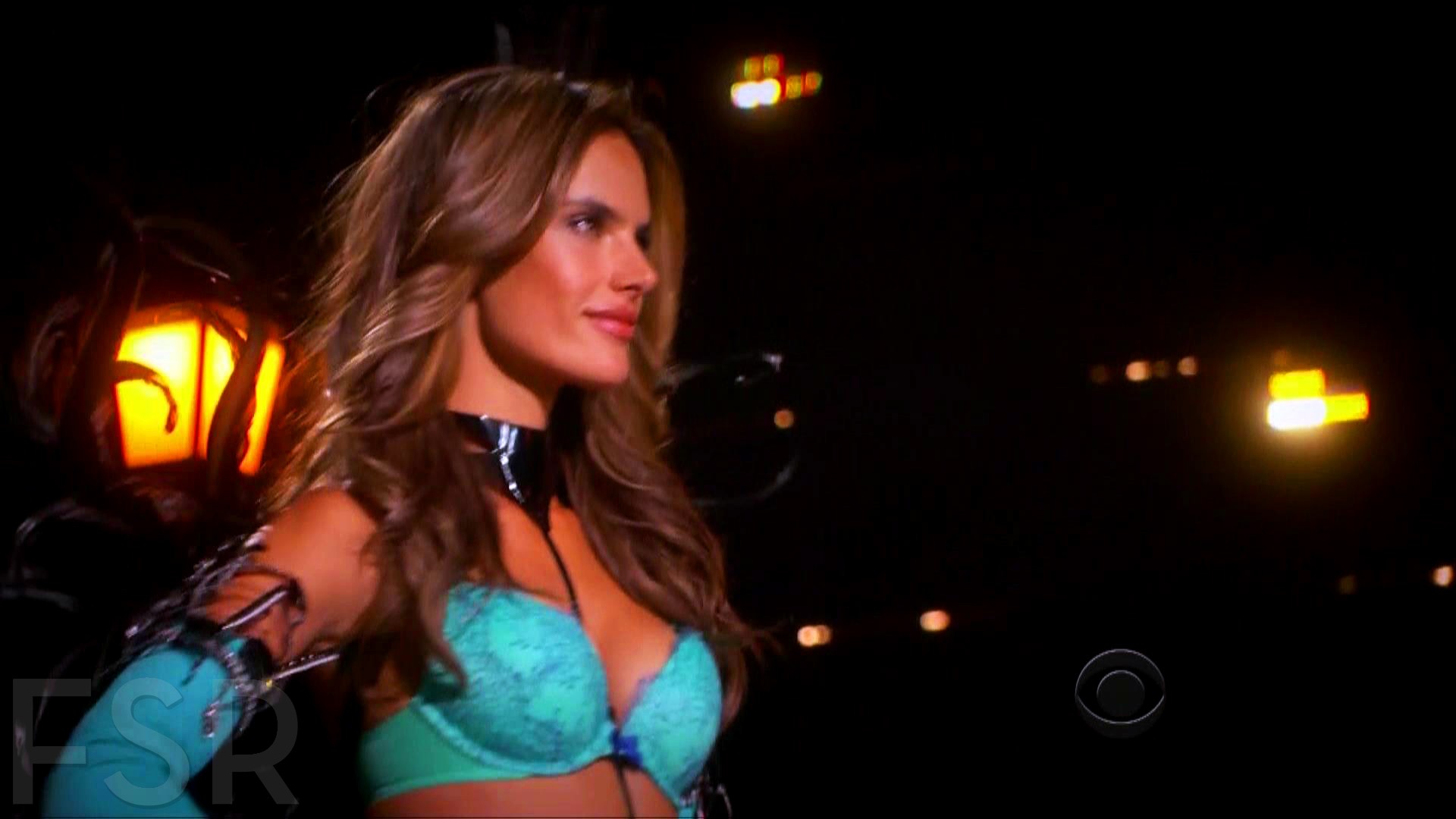 Alessandra Ambrosio in lingerie