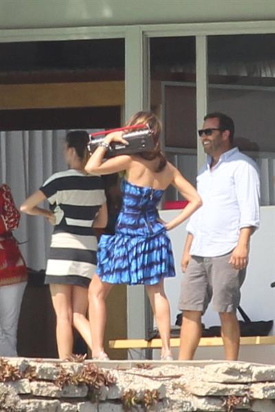 Jessica Alba posing for a magazine photoshoot on June 15, 2012