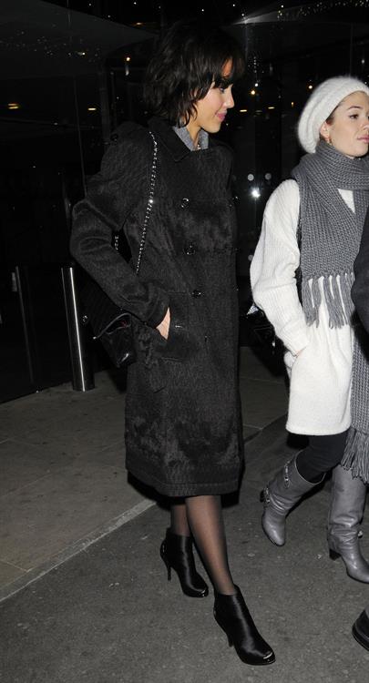 Jessica Alba night out in London February 13, 2010 