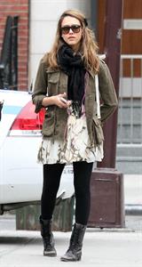 Jessica Alba out about in New York on May 7, 2012
