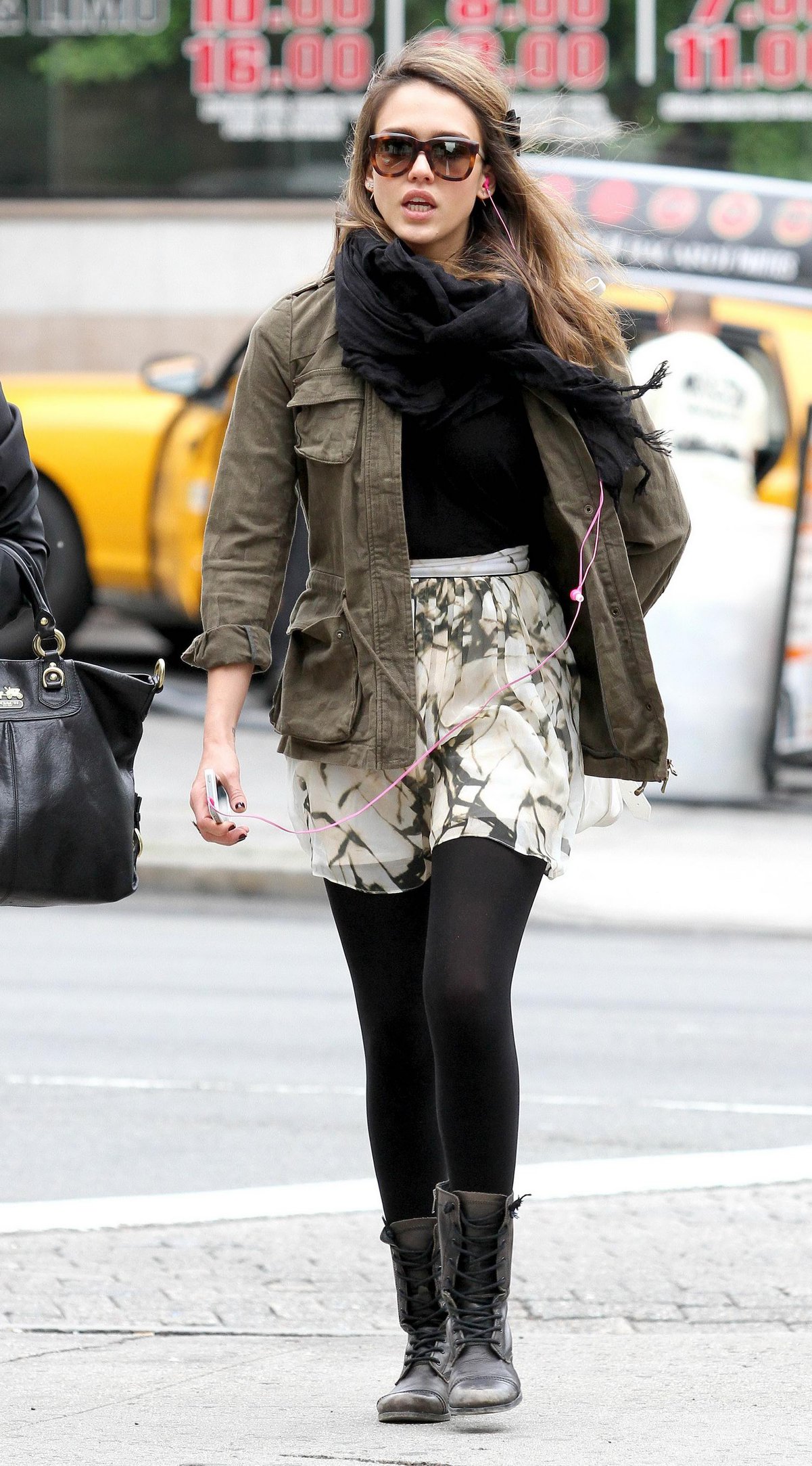 Jessica Alba out about in New York on May 7, 2012