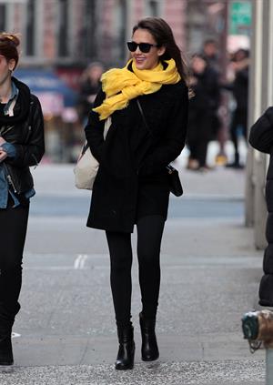 Jessica Alba out and about in New York on March 9, 2012
