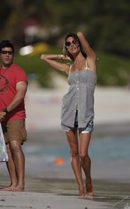 Alessandra Ambrosio in a bikini