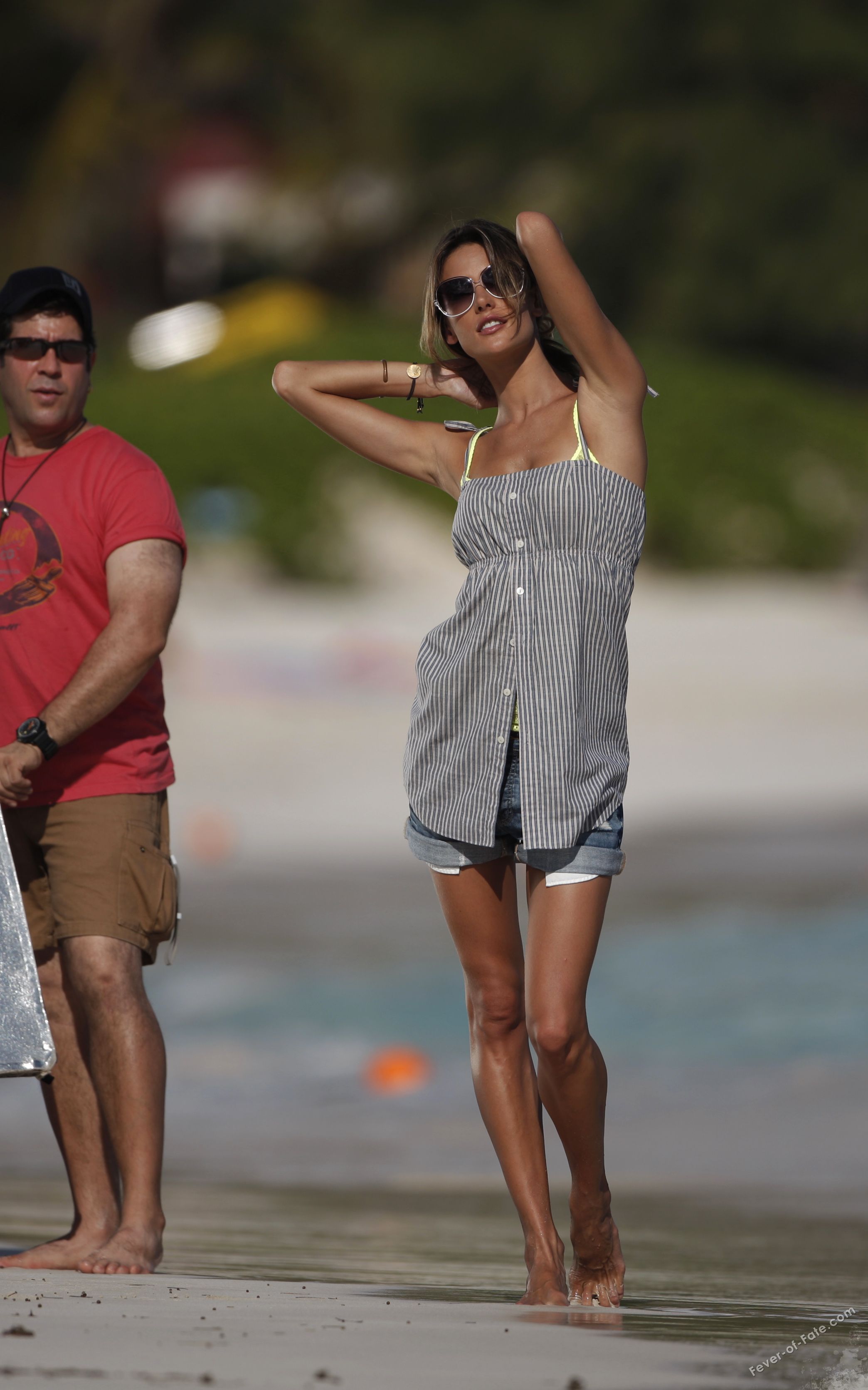 Alessandra Ambrosio in a bikini