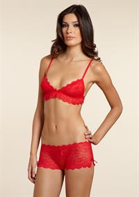 Alice Panikian in lingerie