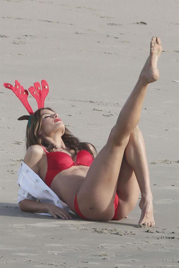 Alessandra Ambrosio in a bikini