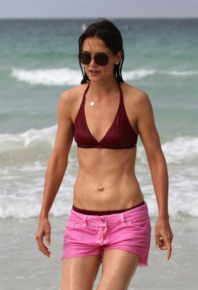 Katie Holmes in a bikini