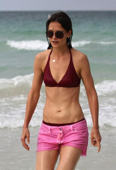 Katie Holmes in a bikini