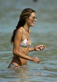 Alessandra Ambrosio Saint Barthelemy Candids on January 22, 2009 