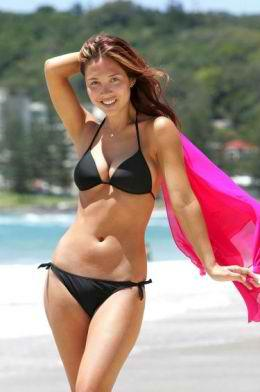 Myleene Klass in a bikini