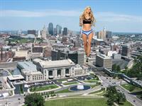 Elsa Hosk in a bikini