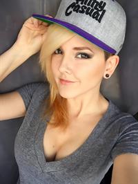 Darshelle Stevens taking a selfie