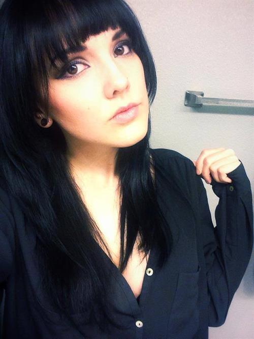 Darshelle Stevens taking a selfie