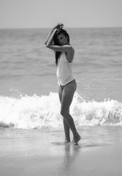 Xian Mikol in a bikini