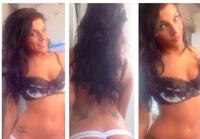 Carlie Jo in lingerie