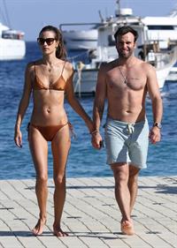 Alessandra Ambrosio in a bikini