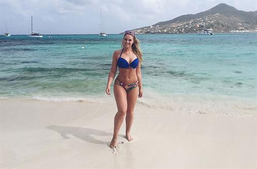 Iskra Lawrence in a bikini