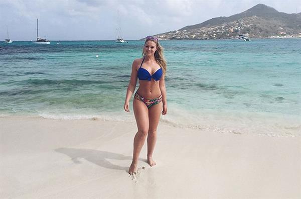 Iskra Lawrence in a bikini