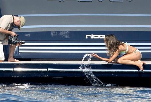 Alessandra Ambrosio in a bikini