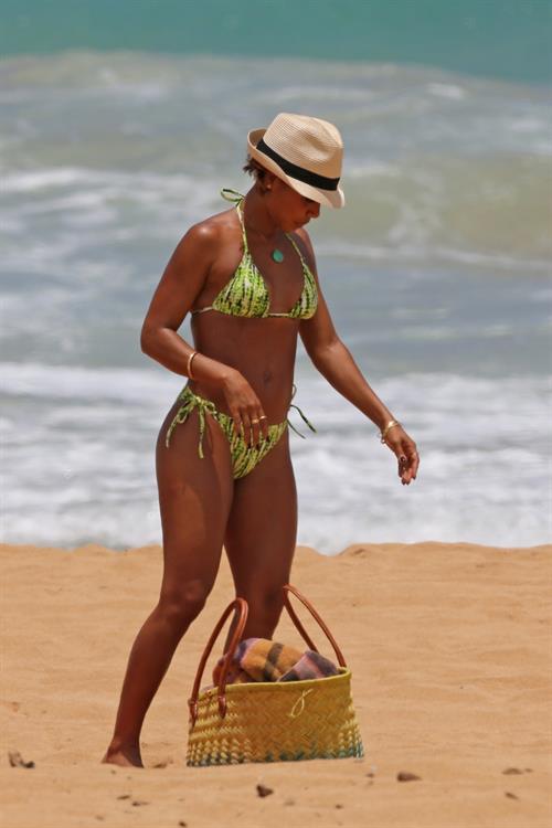 Jada Pinkett Smith in a bikini
