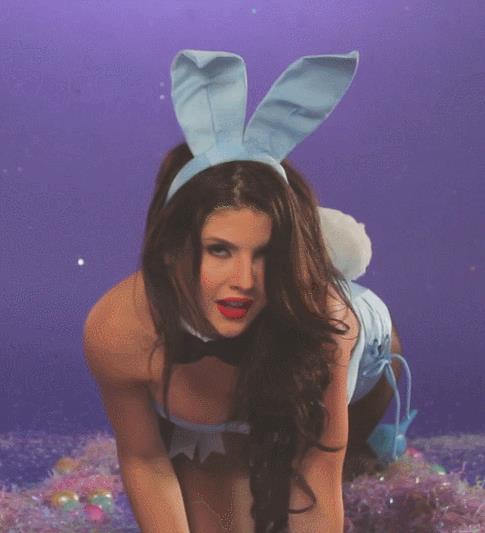 Amanda Cerny as the Easter Bunny for Playboy